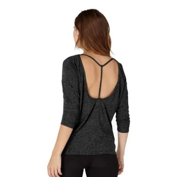Beyond Yoga Moonrise Dark Grey Long Sleeve Pull Over XS Athleisure Activewear - Picture 1 of 7